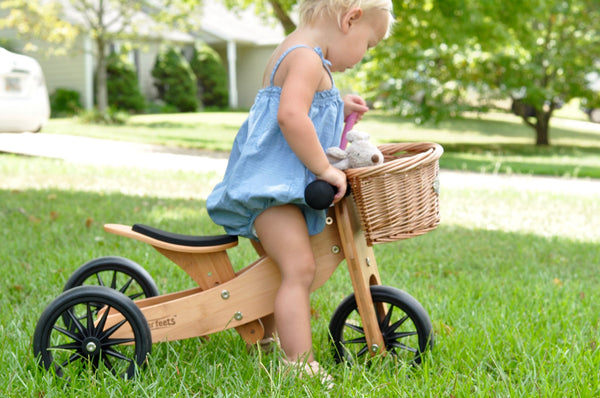 Kinderfeets Tiny Tot Bamboo Plus 2-in-1 Trike Balance Bike Pre Orders Available
