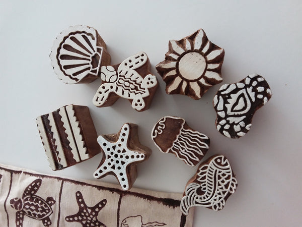 Stamps Traditional Block Print - Coastal.