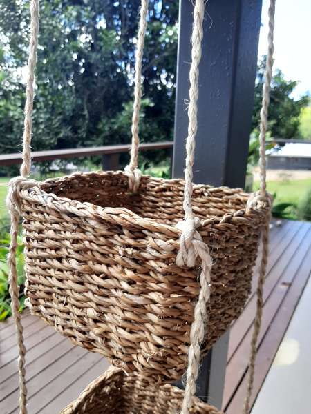 Hogla Sika 3 Tier Hanging Baskets Square