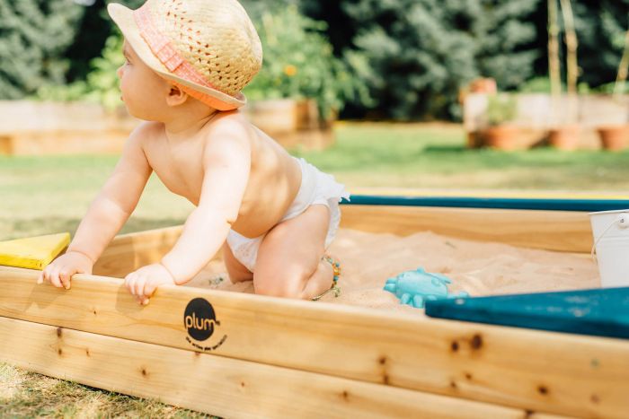 Plum Store it Wooden Sand Pit