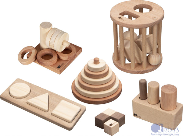 Wooden Block Set for Toddlers 1
