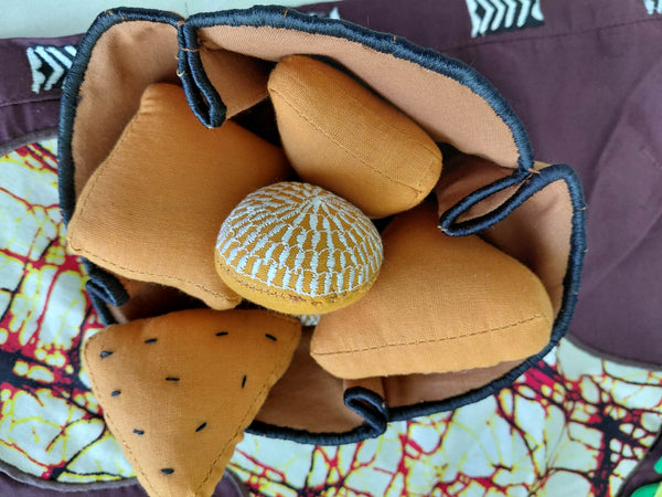 Multicultural Breakfast Food Set - African