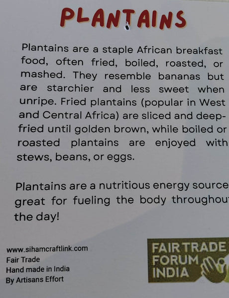 Multicultural Breakfast Food Set - African