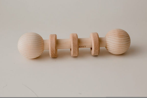 Baby Grasping Rattle Wooden