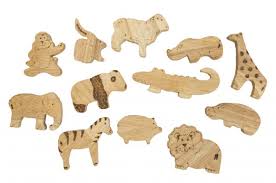 Animals Wooden Assorted Set of 12