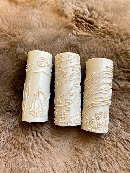 Natural Stamps - Connecting to Country set of 3 Rollers