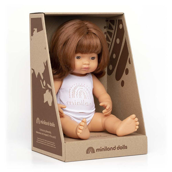 Doll - Anatomically Correct Baby, Caucasian Girl, Red Head