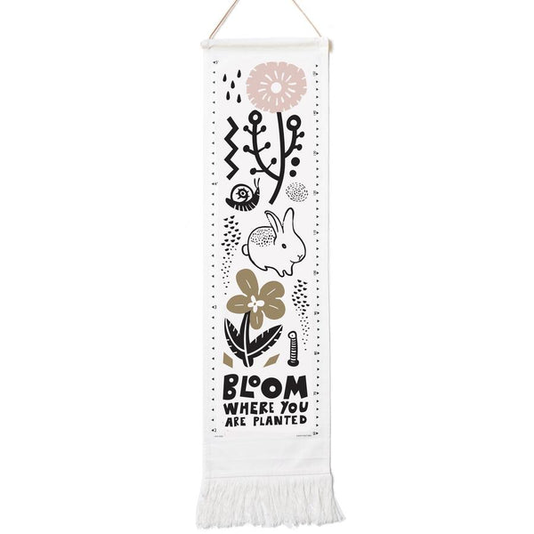 Wee Gallery - Organic Canvas Growth Chart - Bloom
