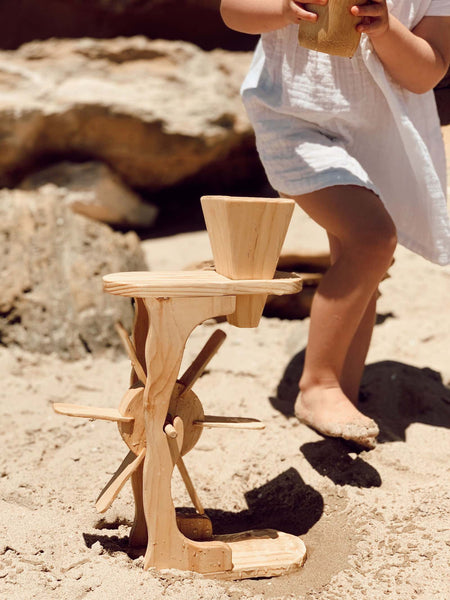 Explore Nook Wooden Water and Sand Wheel